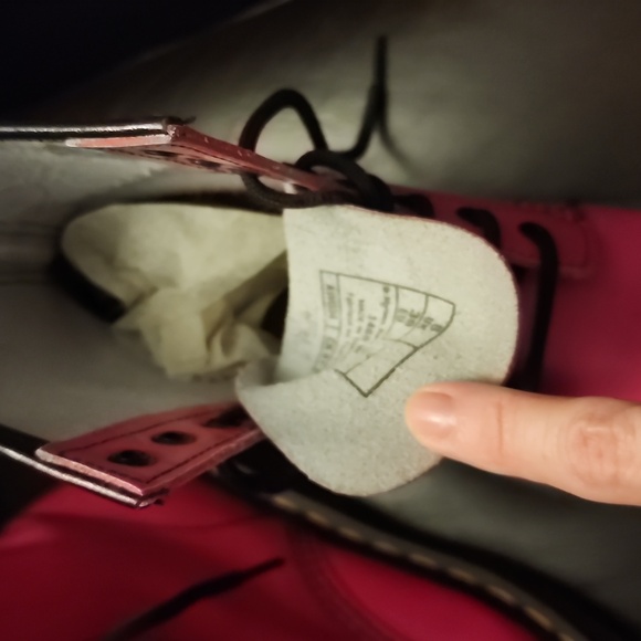 Dr. Marten’s 1460 8-Eye Hot Pink Patent Boots - Picture 12 of 16